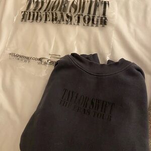 Taylor Swift Eras Tour Blue Crewneck, Size Small